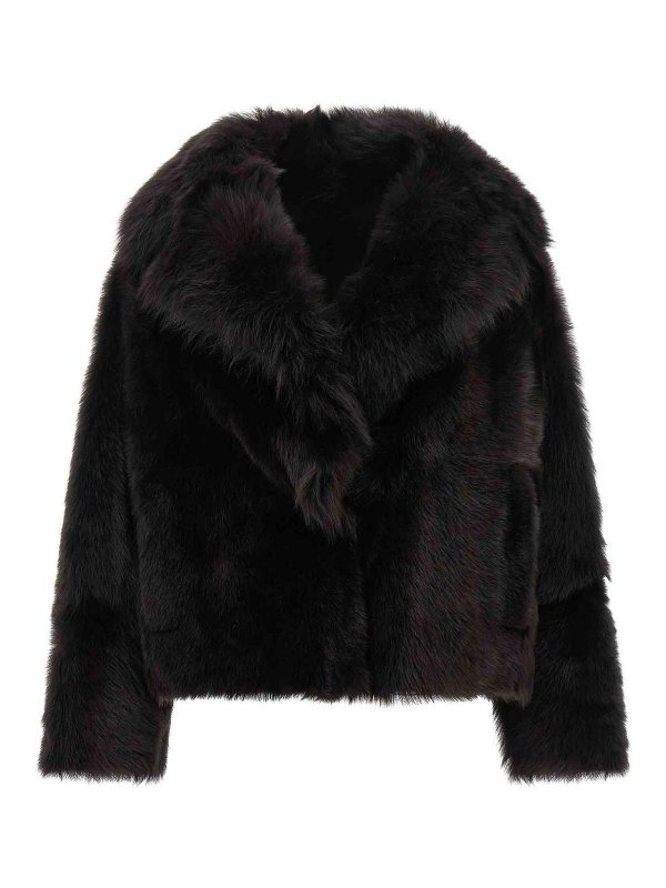 Blancha: Pelz und Shearling - Pelz - Braun