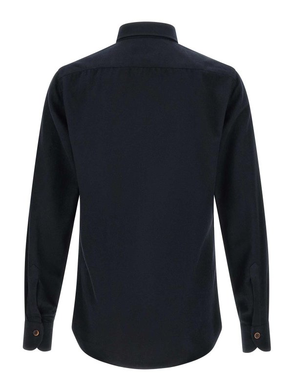BORRIELLO NAPOLI: シャツ online - シャツ - ブルー