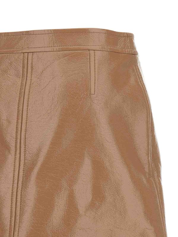 Minirock - Beige shop online: Courreges