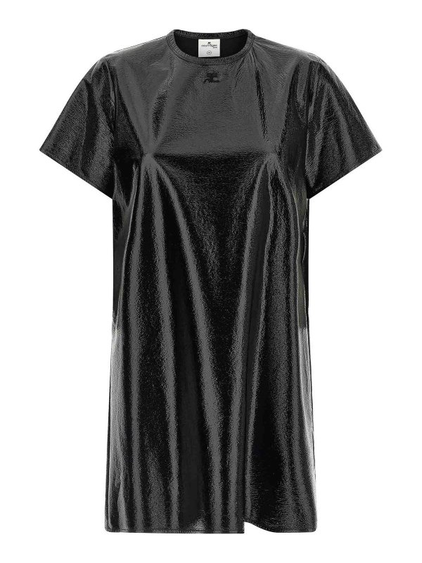 Courreges: ショートドレス - ショートドレス - 黒