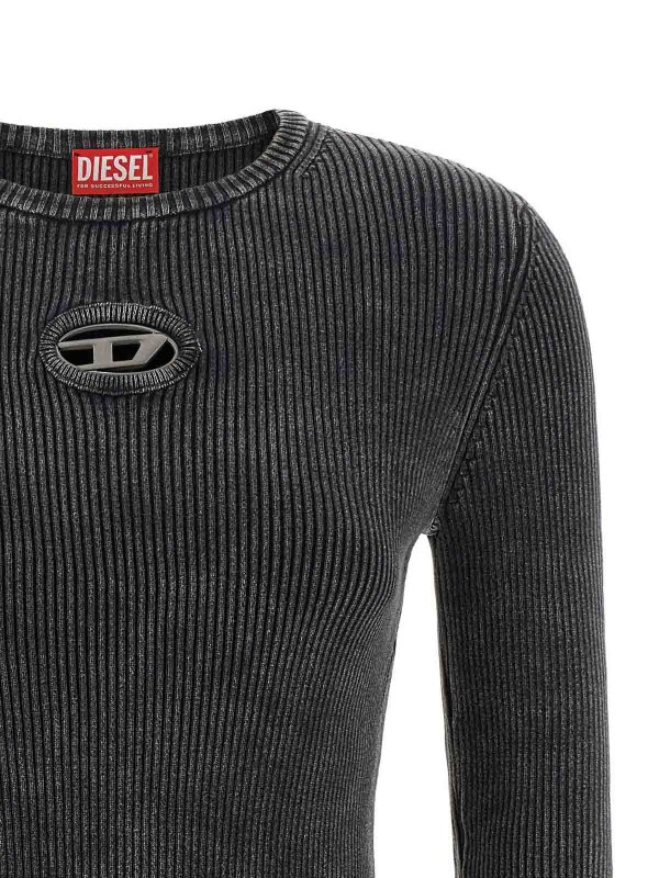 The Best Shops DIESEL: ニーレングスドレス - 膝丈ドレス - 黒