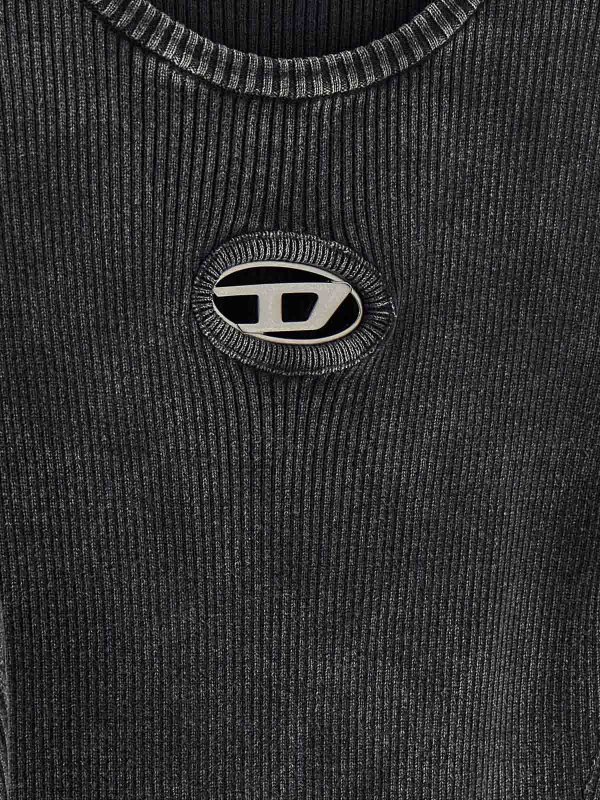 膝丈ドレス - 黒 shop online: DIESEL