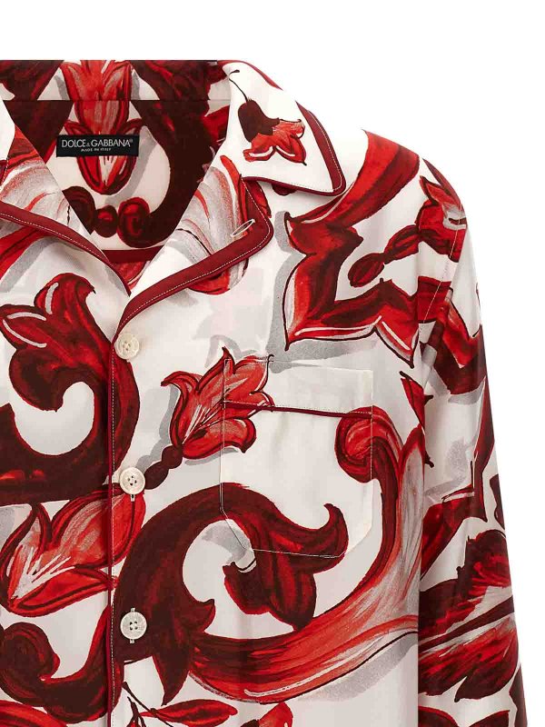 The Best Shops DOLCE & GABBANA: シャツ - シャツ - 赤