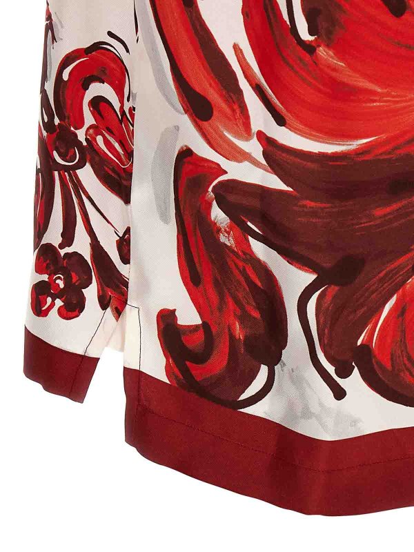 シャツ - 赤 shop online: DOLCE & GABBANA