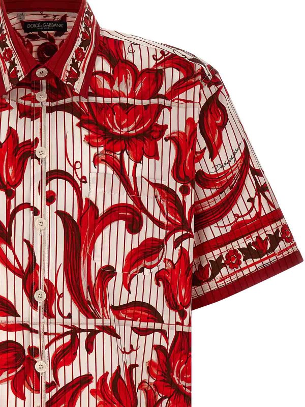 The Best Shops DOLCE & GABBANA: Hemden - Hemd - Rot