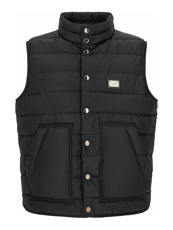 DOLCE & GABBANA: Chalecos - Chaleco - Negro