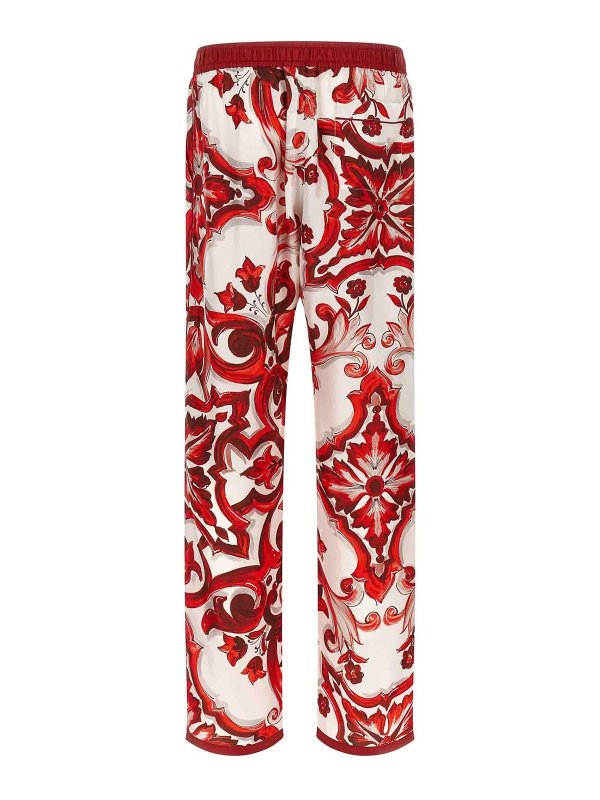 DOLCE & GABBANA: カジュアルトラウザー online - カジュアルパンツ - 赤