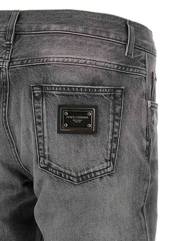 Vaqueros Rectos - Gris shop online: DOLCE & GABBANA