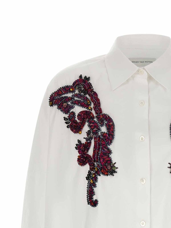 The Best Shops DRIES VAN NOTEN: Camisas - Camisa - Blanco