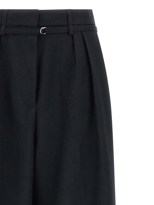 The Best Shops DRIES VAN NOTEN: カジュアルトラウザー - カジュアルパンツ - 黒