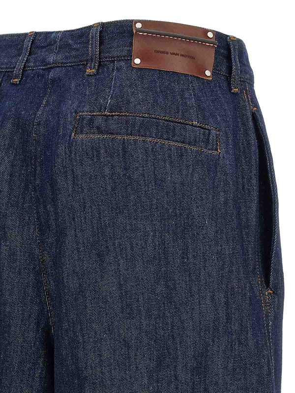 Vaqueros Rectos - Azul shop online: DRIES VAN NOTEN