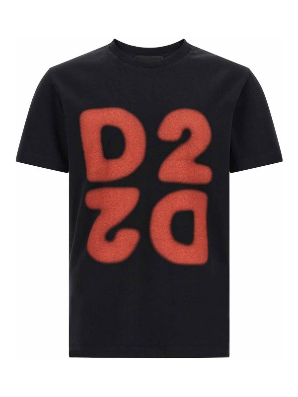 DSQUARED2: Tシャツ - Tシャツ - 黒