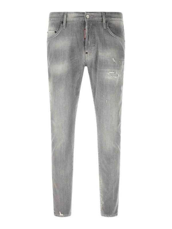 DSQUARED2: jeans dritti, a sigaretta - Jeans 