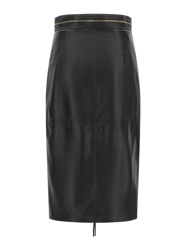 ELISABETTA FRANCHI: レザースカート online - レザースカート - 黒