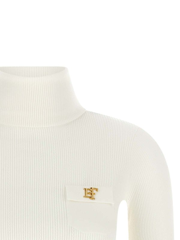 The Best Shops ELISABETTA FRANCHI: タートルネック - タートルネック/ポロネック - 白