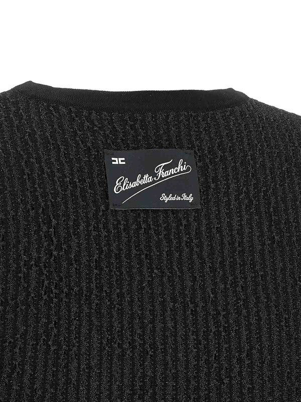 トップ/タンクトップ - 黒 shop online: ELISABETTA FRANCHI