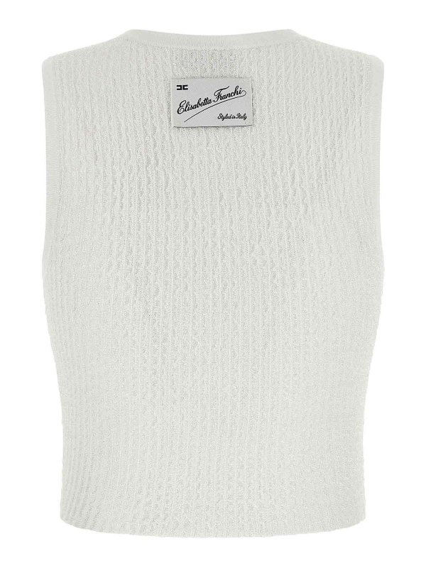 ELISABETTA FRANCHI: トップス＆タンクトップ online - トップ/タンクトップ - 白