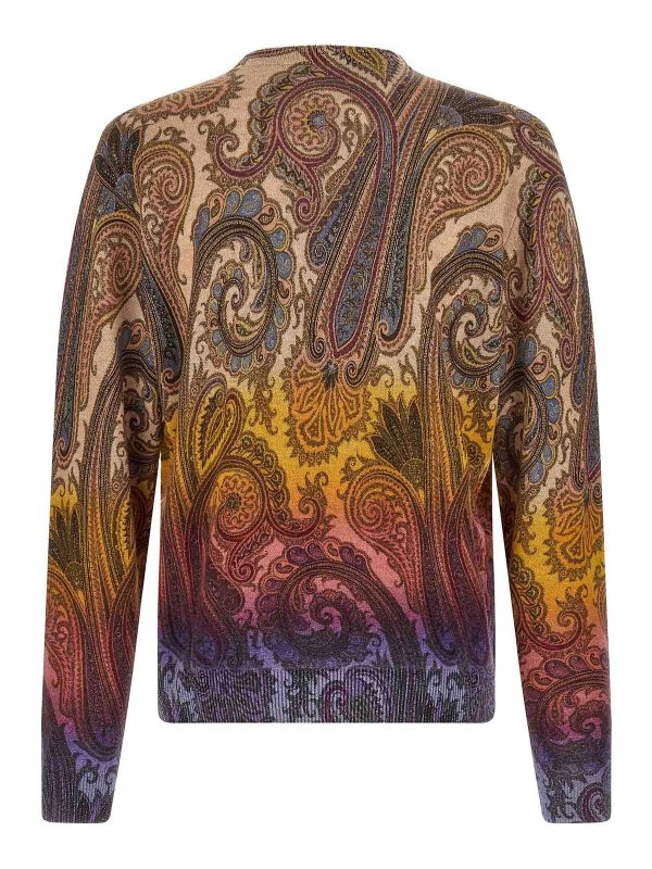 ETRO: Strickpullover mit Rundhalsausschnitt online - Rundhalspullover - Bunt