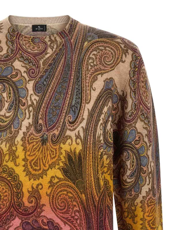 The Best Shops ETRO: Strickpullover mit Rundhalsausschnitt - Rundhalspullover - Bunt