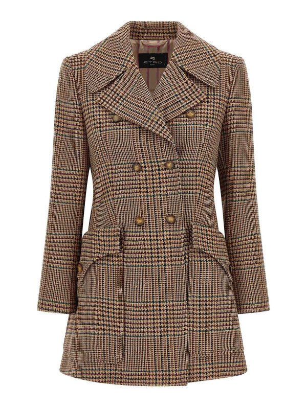 ETRO: Gabardinas - Gabardina - Marrón