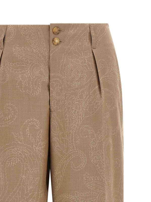 The Best Shops ETRO: カジュアルトラウザー - カジュアルパンツ - ベージュ