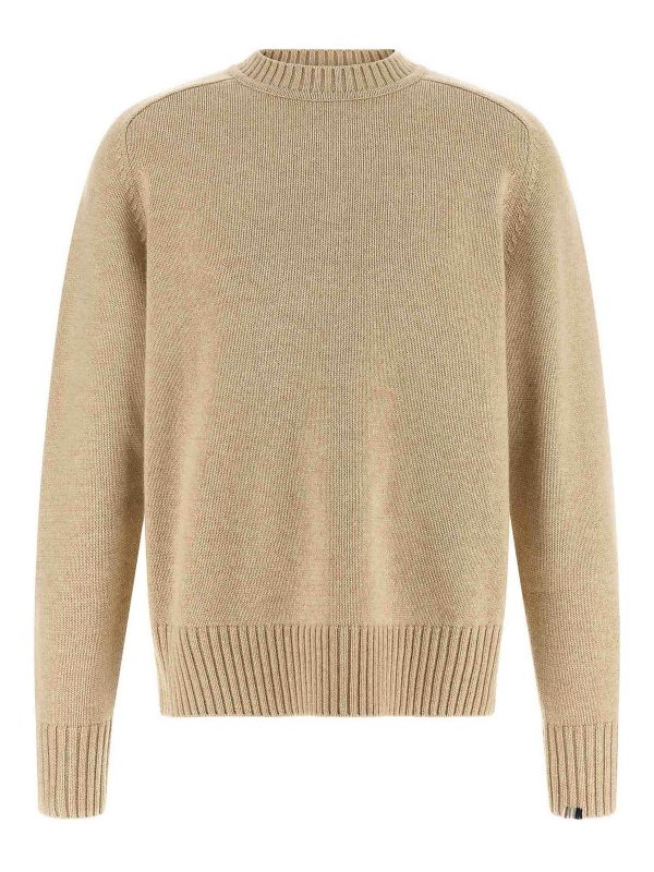 EXTREME CASHMERE: Strickpullover mit Rundhalsausschnitt - Rundhalspullover - Beige