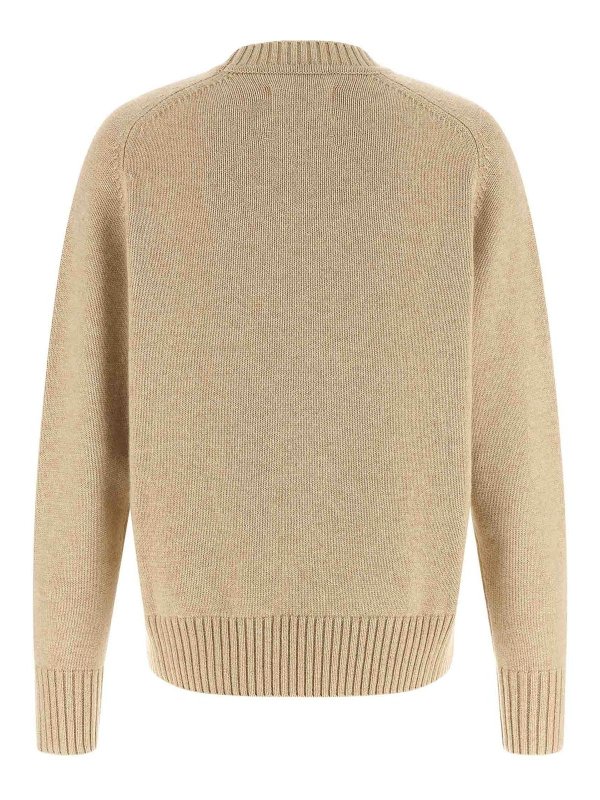 EXTREME CASHMERE: Strickpullover mit Rundhalsausschnitt online - Rundhalspullover - Beige