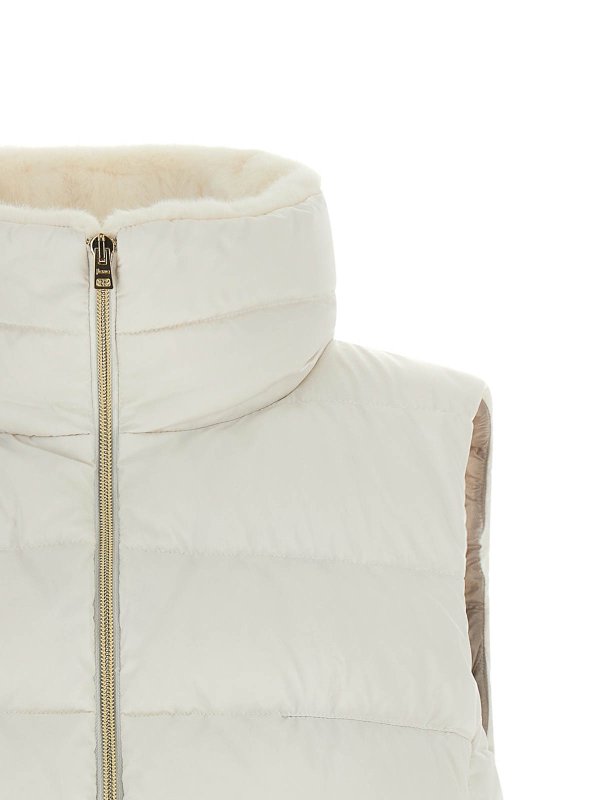 The Best Shops HERNO: vests - Technical satin vest