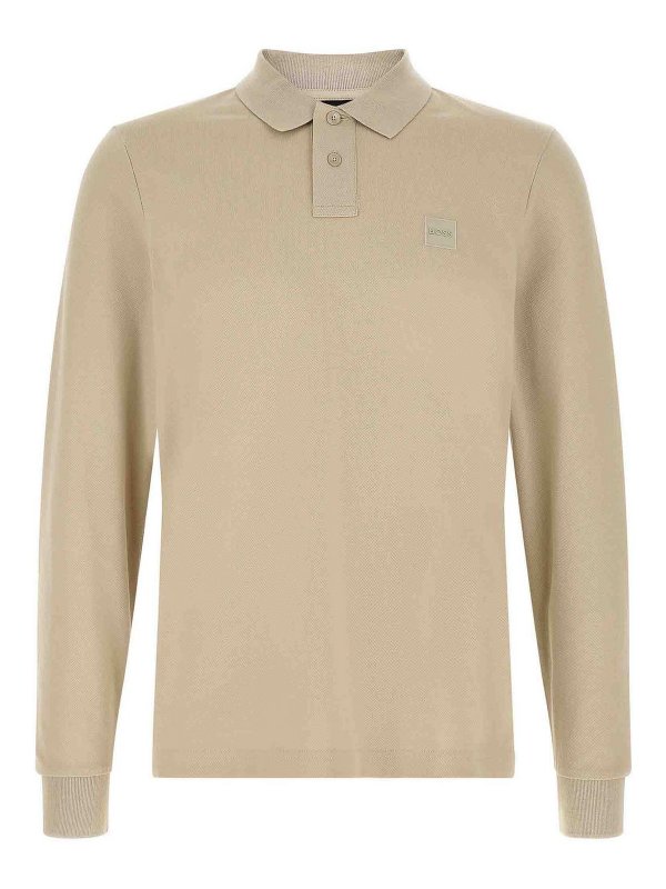 Hugo Boss: ポロシャツ - ポロシャツ - ベージュ