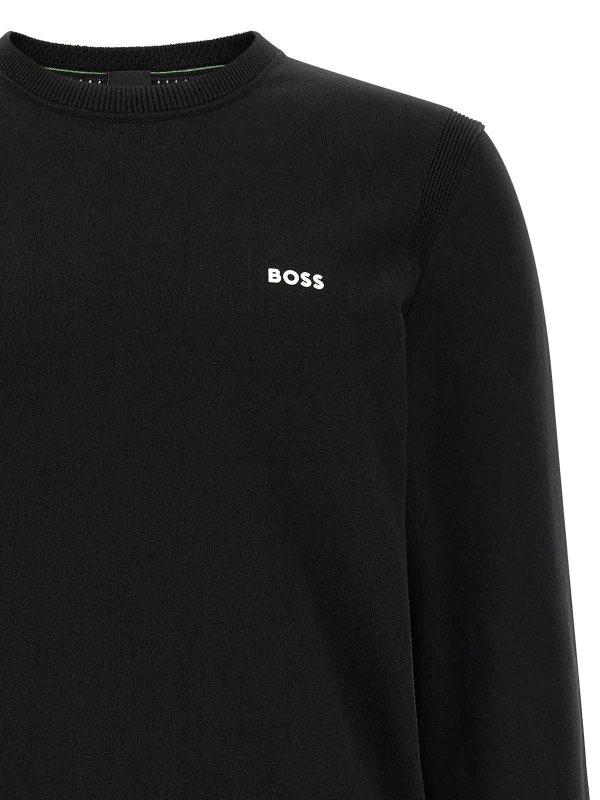 The Best Shops Hugo Boss: クルーネック - クルーネック - 黒
