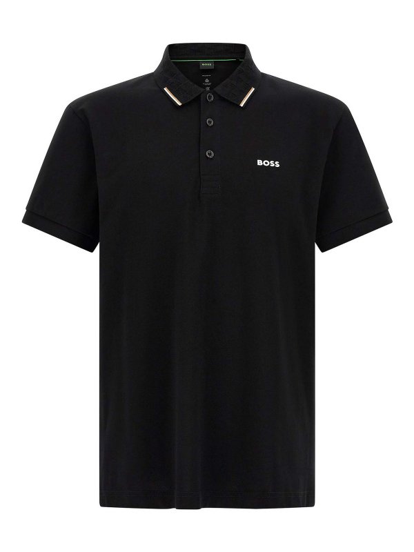 Hugo Boss: ポロシャツ - ポロシャツ - 黒