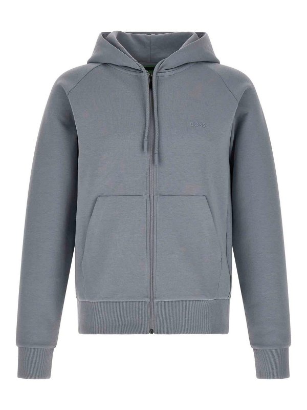 Hugo Boss: スウェット＆セーター - スウェットシャツ/セーター - グレー