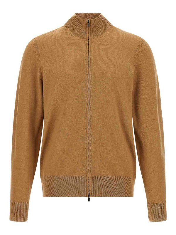 Hugo Boss: カーディガン - カーディガン - ブラウン