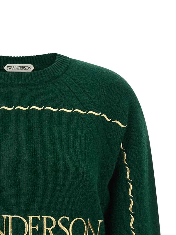 The Best Shops J.W. ANDERSON: クルーネック - クルーネック - 緑