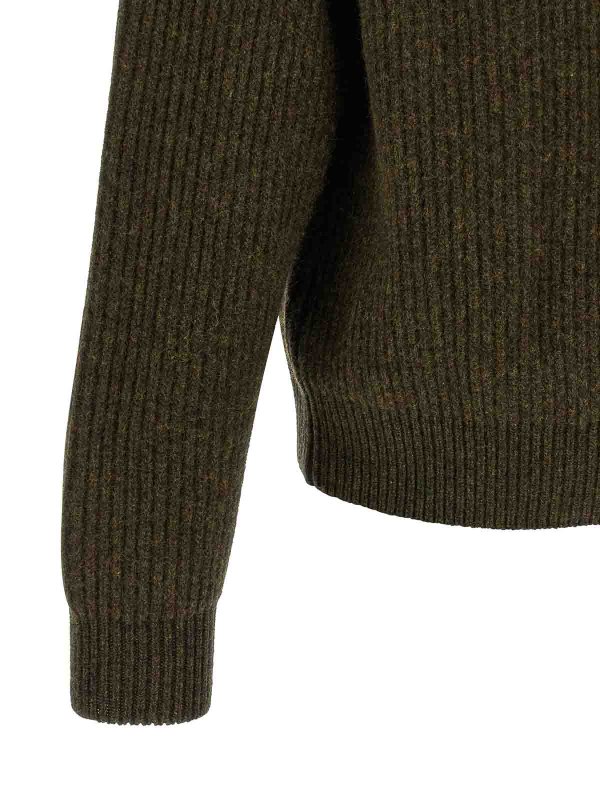 Pull Col Rond - Vert shop online: JIL SANDER