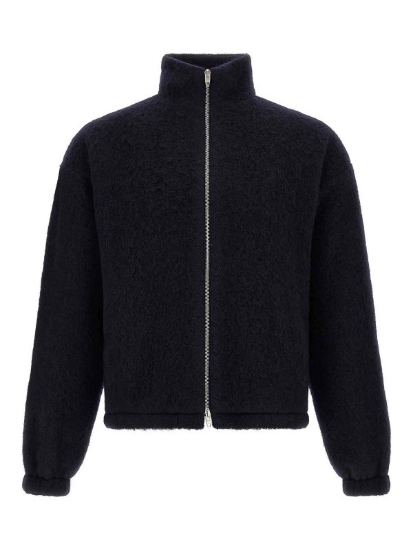 JIL SANDER: Sudaderas y suéteres - Sudadera - Azul