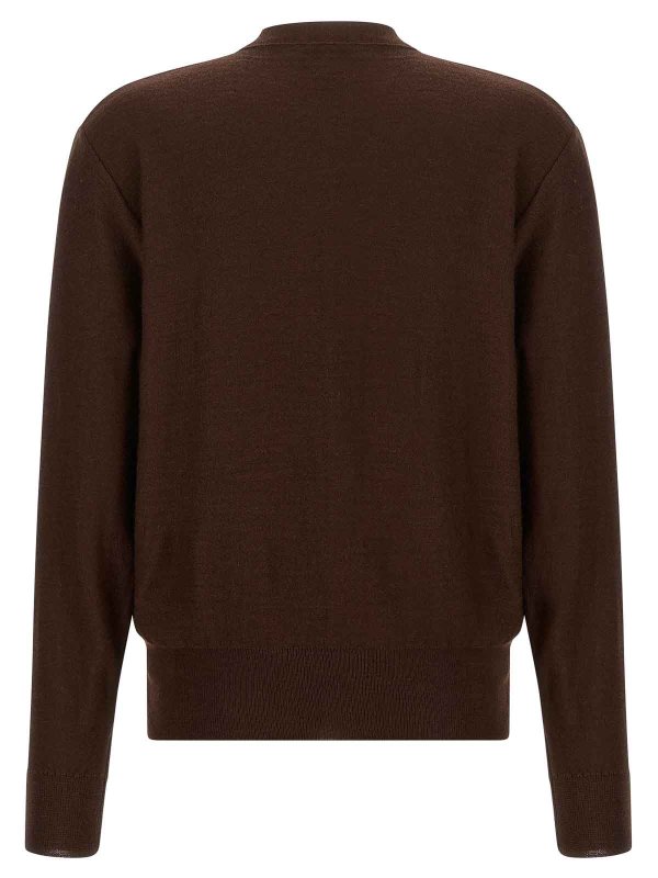 The Best Shops LEMAIRE: カーディガン - カーディガン - ダークレッド
