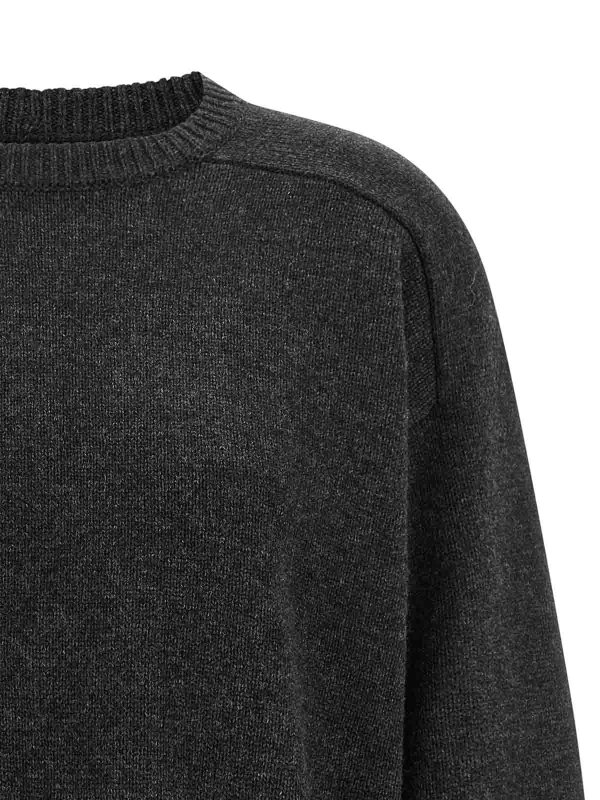 The Best Shops LOULOU STUDIO: Strickpullover mit Rundhalsausschnitt - Rundhalspullover - Grau