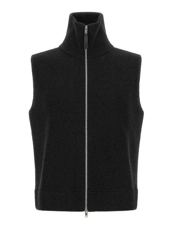 Maison Margiela: ベスト - ベスト - 黒