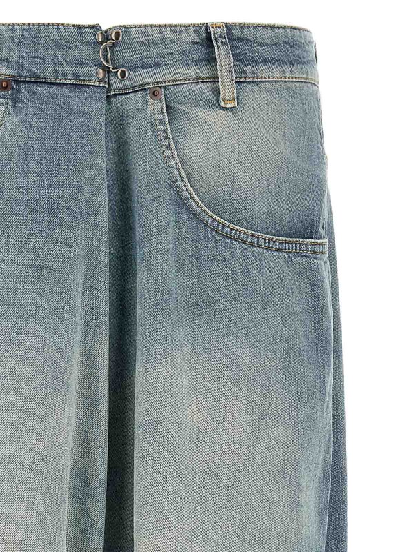 The Best Shops Maison Margiela: ストレートジーンズ - ストレートジーンズ - ライトブルー