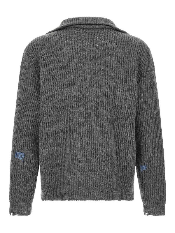 Maison Margiela: クルーネック online - クルーネック - グレー