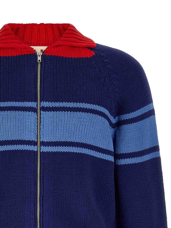 The Best Shops Marni: Cardigans - Cardigan - Bleu