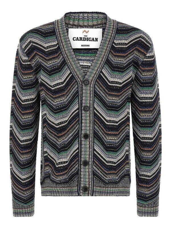 MISSONI: cardigans - Zigzag cardigan