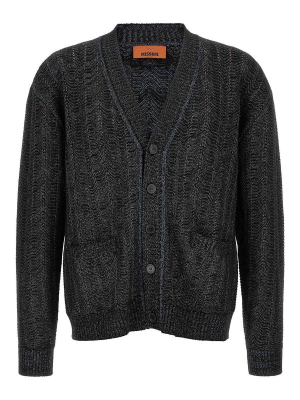 MISSONI: Cardigans - Cardigan - Blau