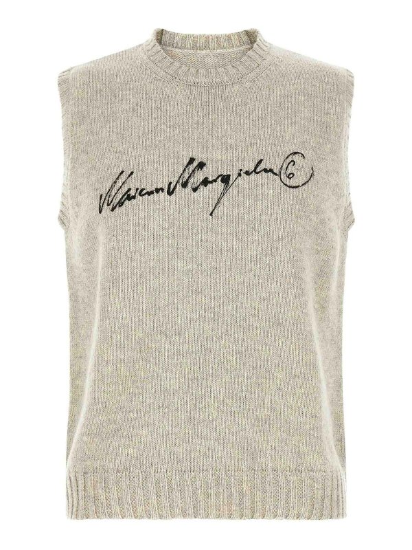 MM6 MAISON MARGIELA: Chalecos - Chaleco - Gris