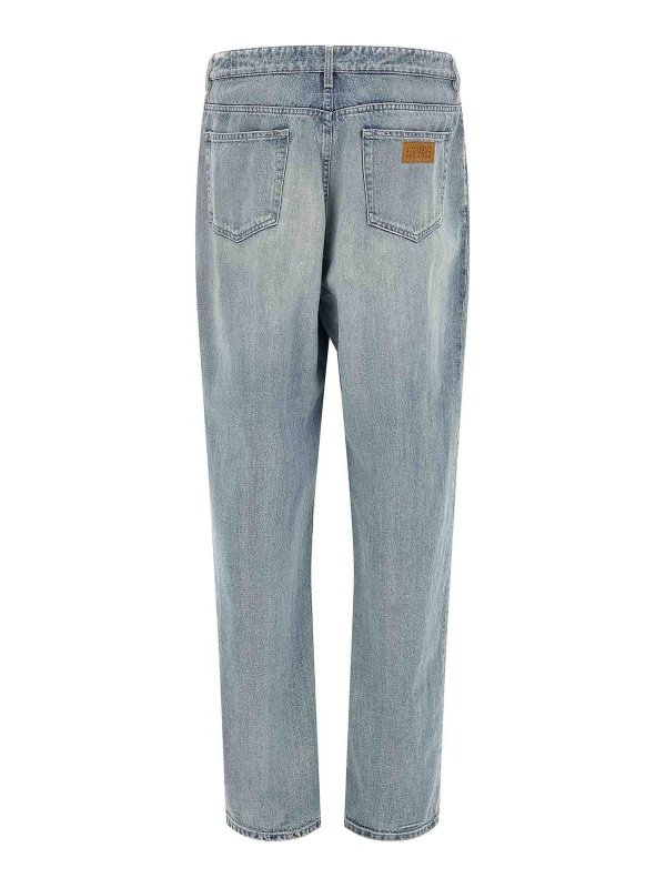 MM6 MAISON MARGIELA: ストレートジーンズ online - ストレートジーンズ - ブルー