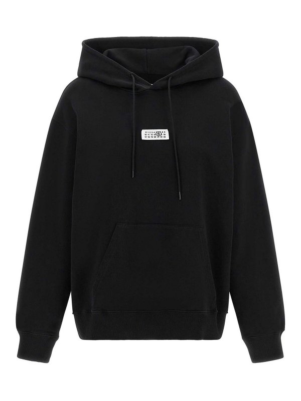 MM6 MAISON MARGIELA: スウェット＆セーター - スウェットシャツ/セーター - 黒