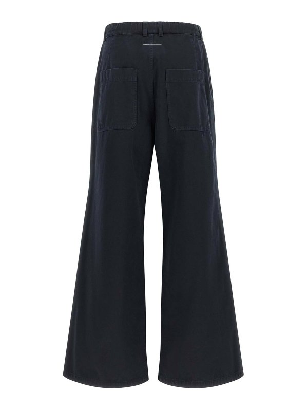 MM6 MAISON MARGIELA: カジュアルトラウザー online - カジュアルパンツ - ブルー