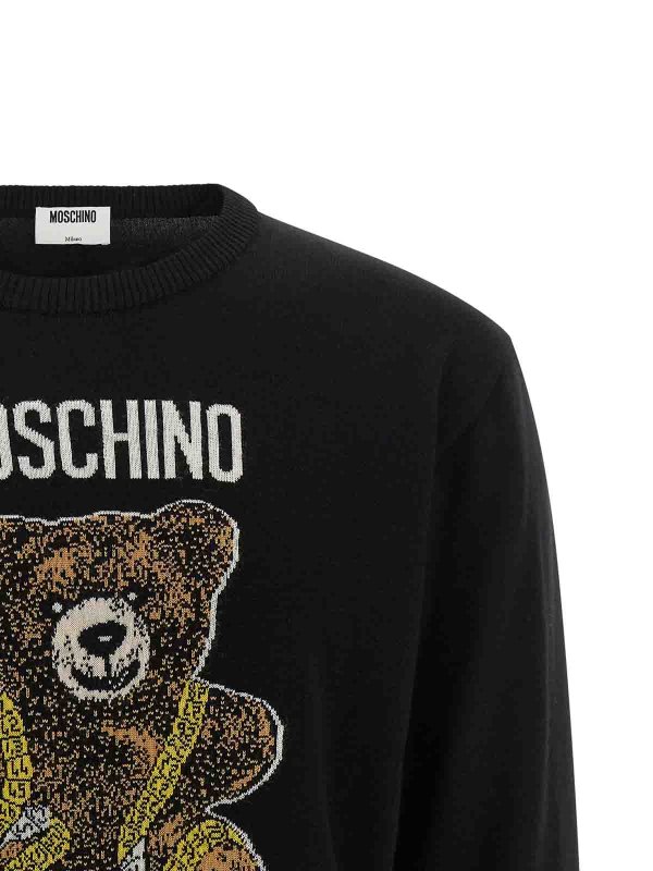 The Best Shops MOSCHINO: クルーネック - クルーネック - 黒