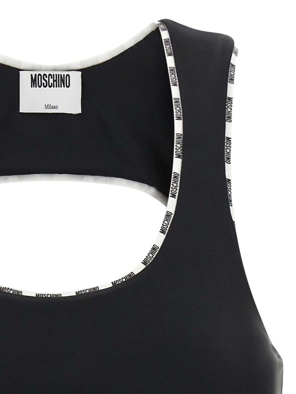 The Best Shops MOSCHINO: Tops y camisetas sin mangas - Top - Blanco